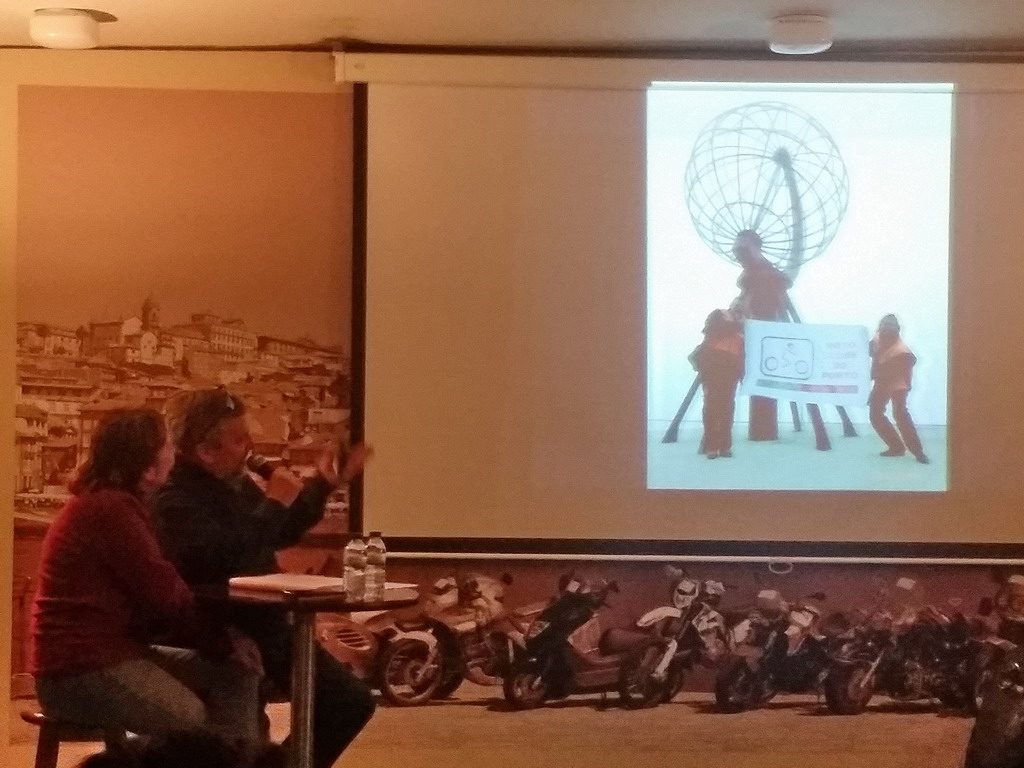 Noite dos Viajantes na sede do MC Porto Noite dos Viajantes na sede do MC Porto